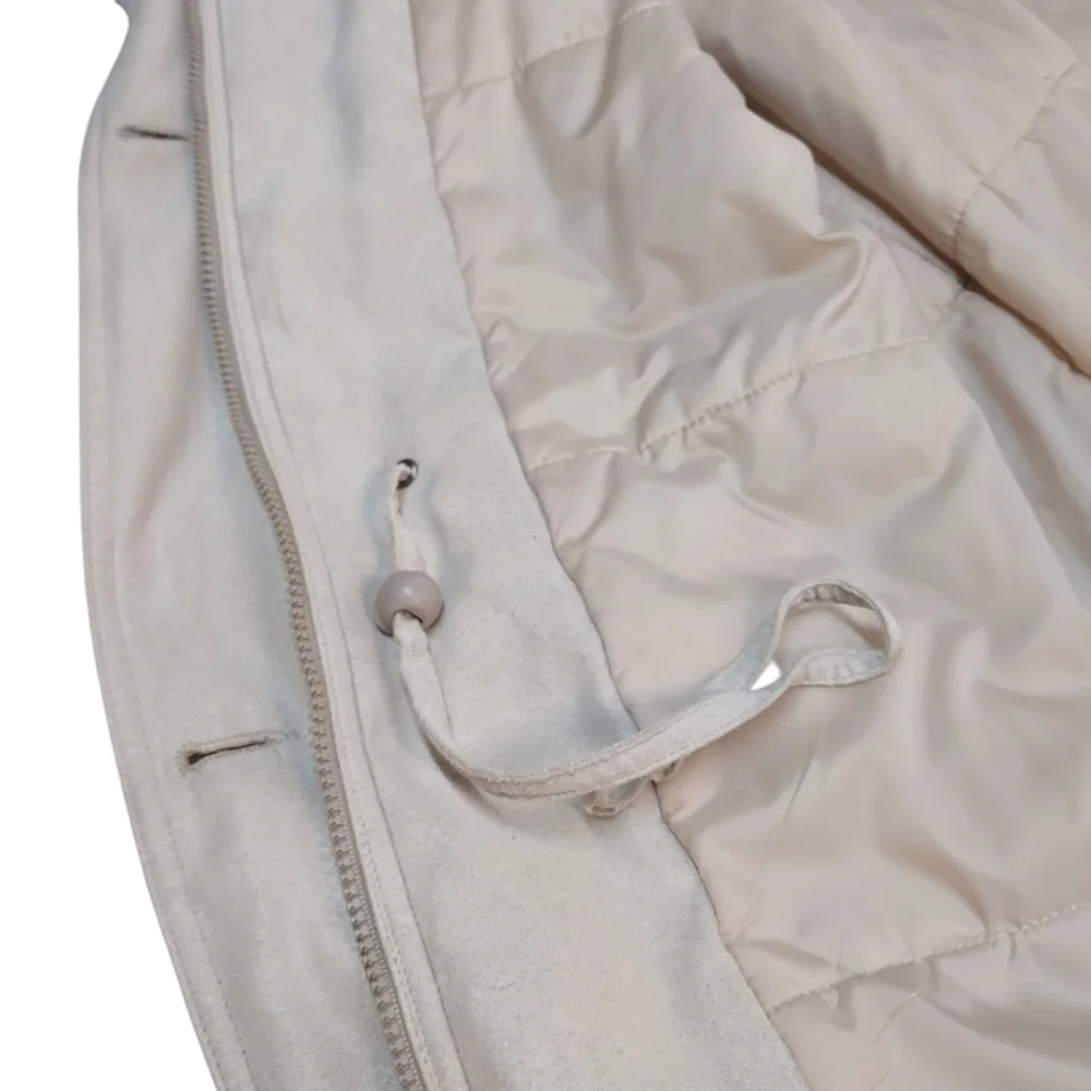 Forecaster of Boston Coat Women's Beige Tan Quilted Coat Size L - Picture 6 of 10